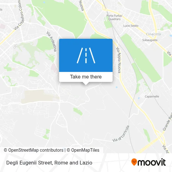 Degli Eugenii Street map