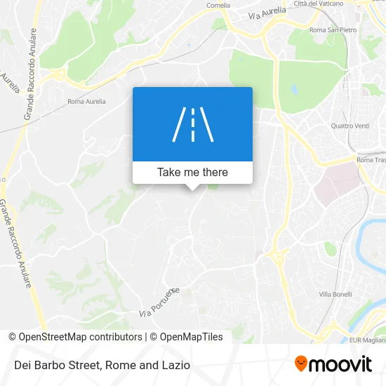 Dei Barbo Street map