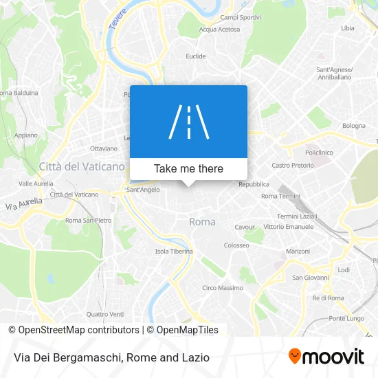 Via Dei Bergamaschi map