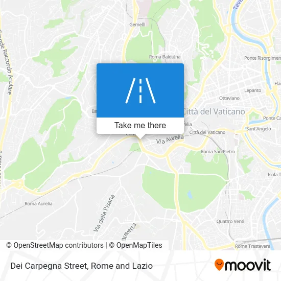 Dei Carpegna Street map