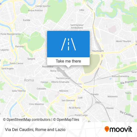 Dei Caudini Street map