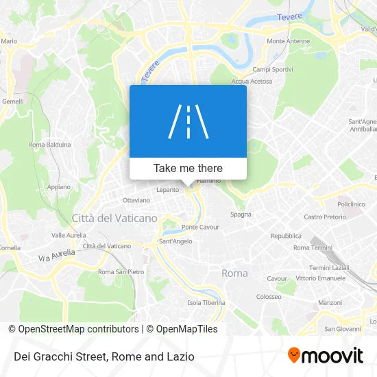 Dei Gracchi Street map