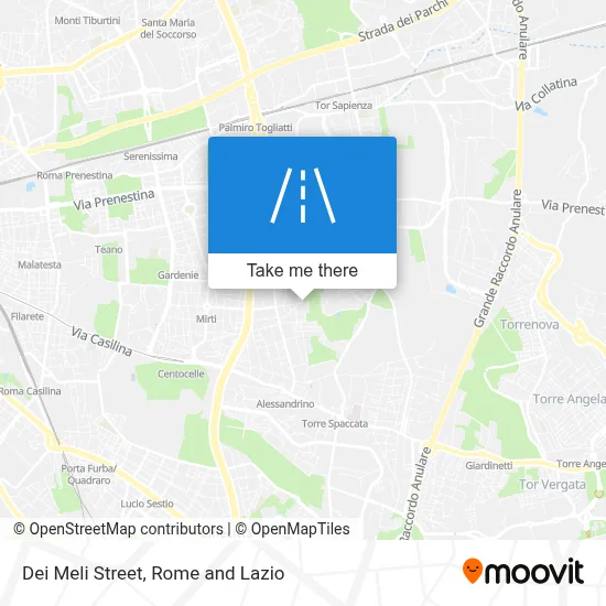 Dei Meli Street map