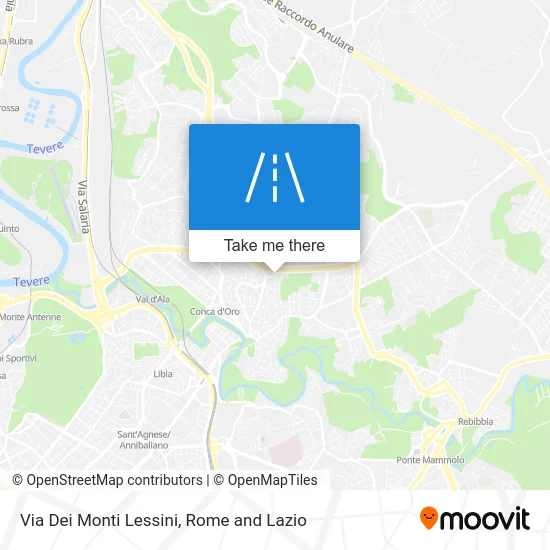 Lessini Mountains Street map