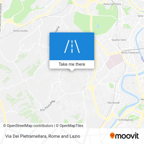 Via Dei Pietramellara map