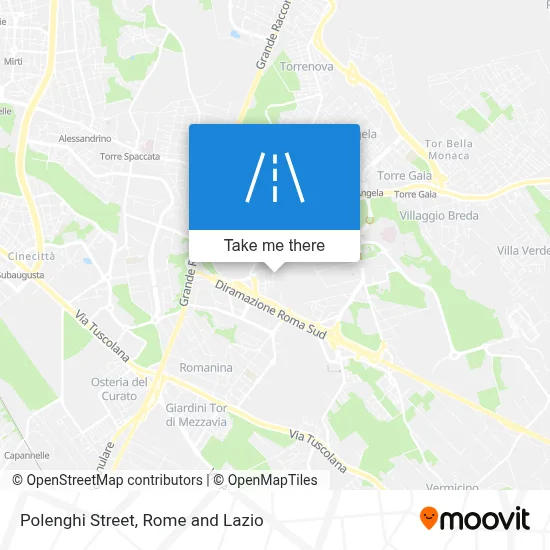 Polenghi Street map