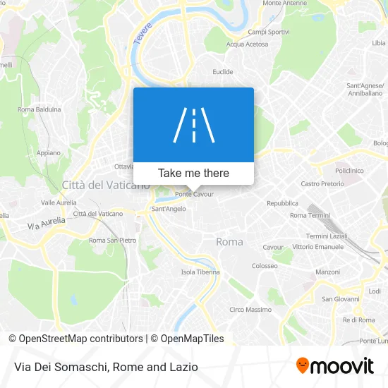 Via of the Somaschi map