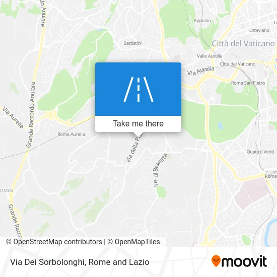 Via of the Sorbolonghi map