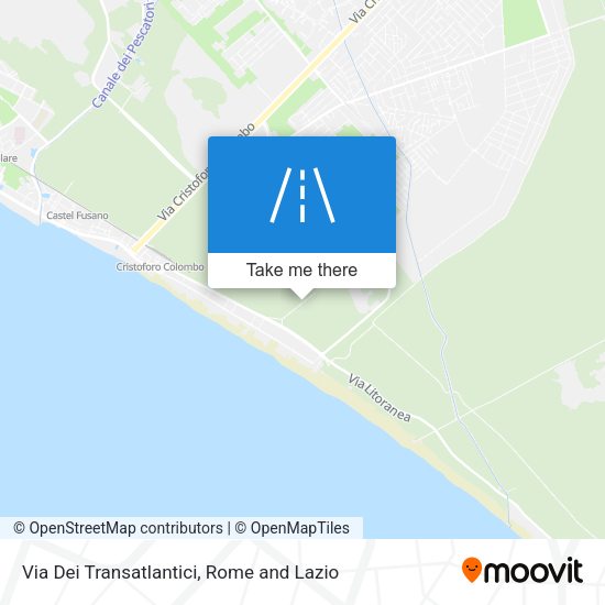 Via Dei Transatlantici map