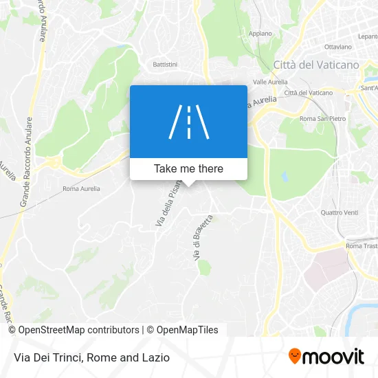 Dei Trinci Street map