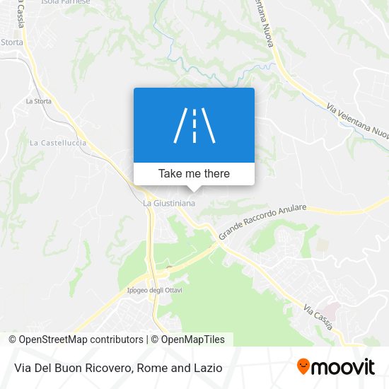 Via Del Buon Ricovero map