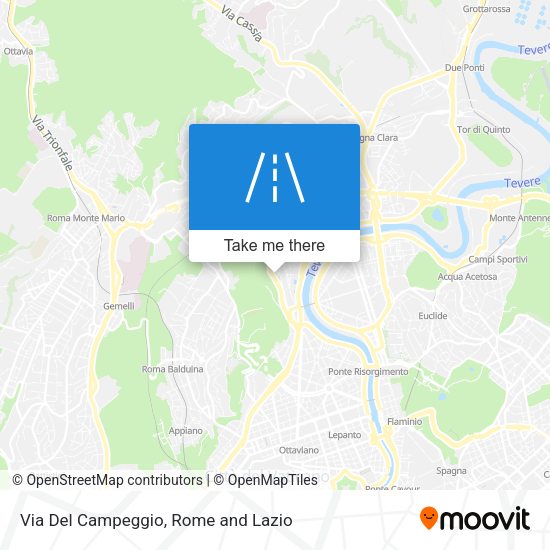 Via Del Campeggio map