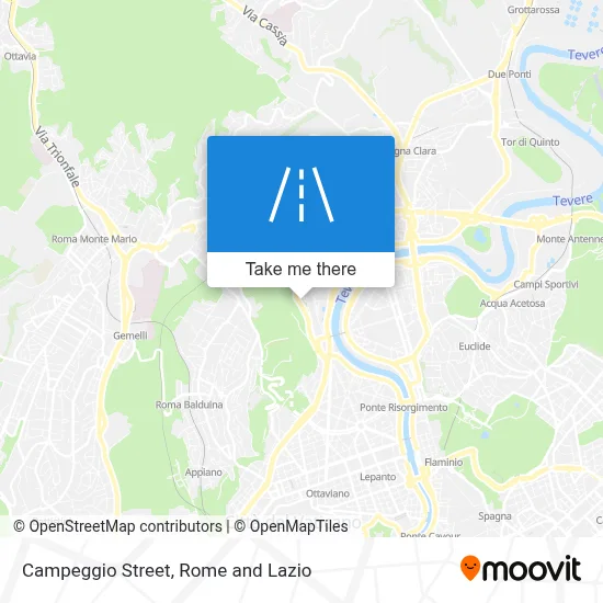 Campeggio Street map