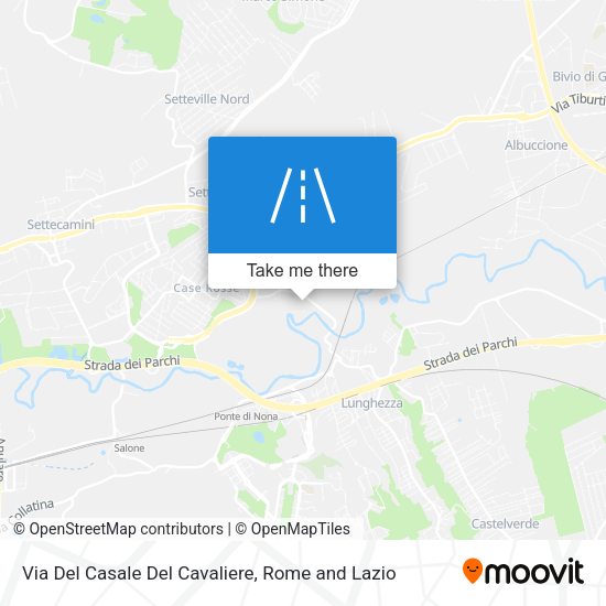 Via Del Casale Del Cavaliere map