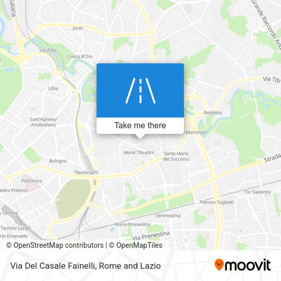 Via Del Casale Fainelli map