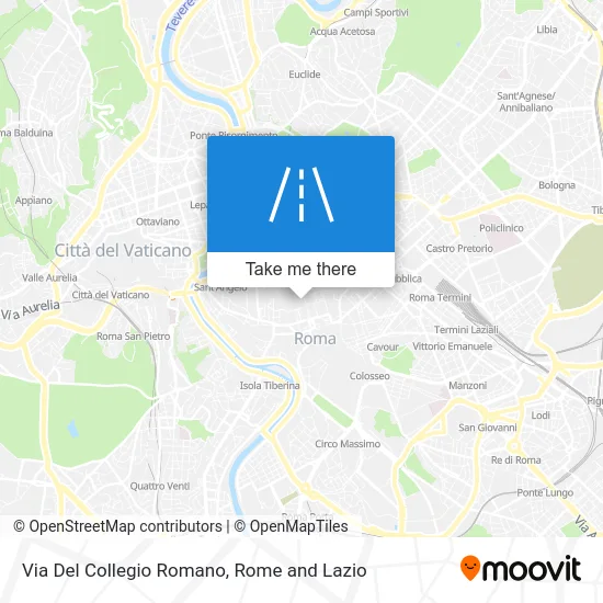 College of Rome Street map