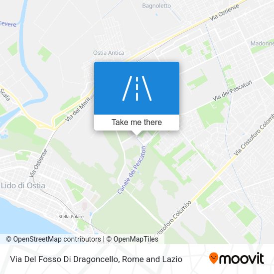 Via Del Fosso Di Dragoncello map