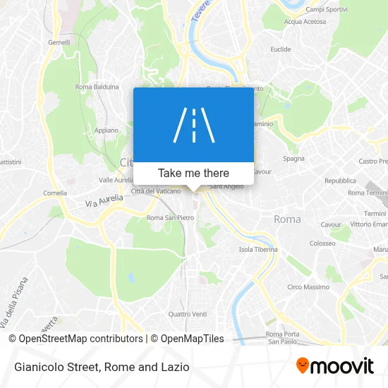 Gianicolo Street map