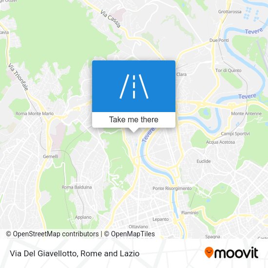 Via Del Giavellotto map