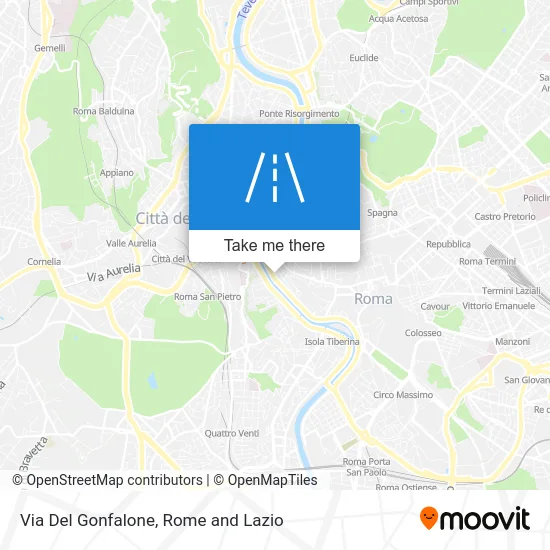 Gonfalone Street map