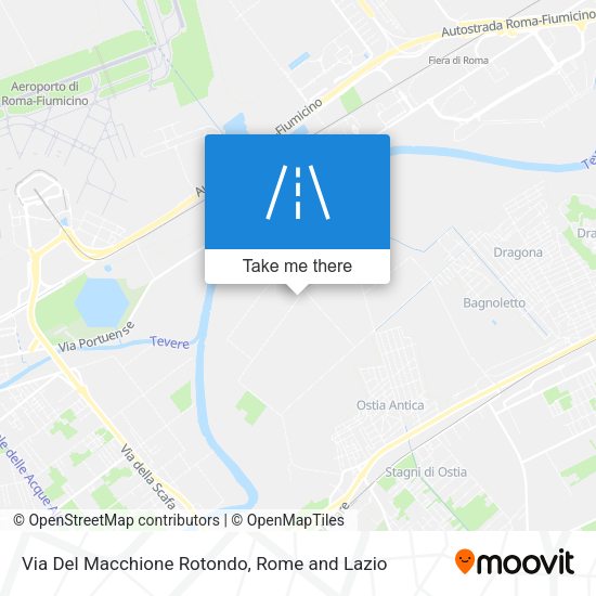 Via Del Macchione Rotondo map
