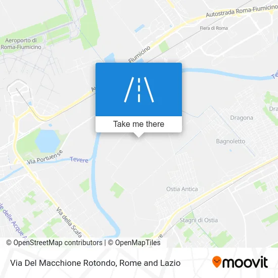 Macchione Rotondo Street map