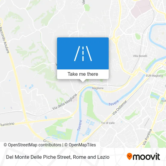 Del Monte Delle Piche Street map