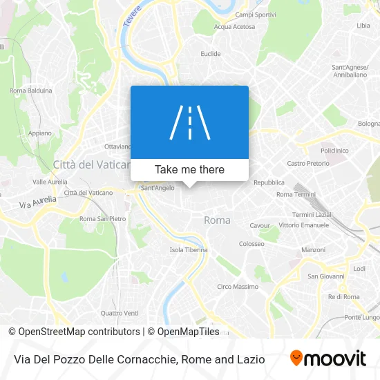 Pozzo Delle Cornacchie Street map