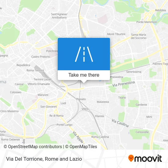 Torrione Street map