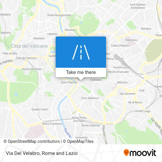 Velabro Street map