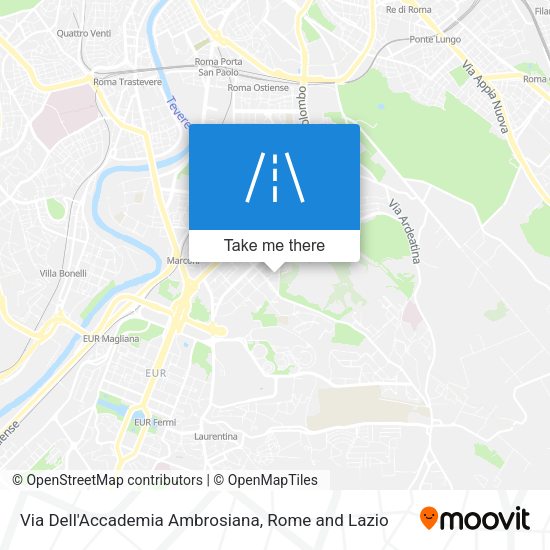 Via Dell'Accademia Ambrosiana map