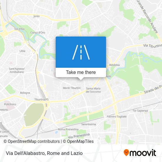 Via Dell'Alabastro map