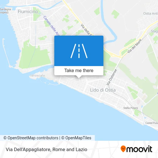 Appagliatore Street map