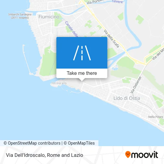 Idroscalo Street map