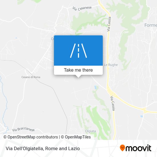 Via Dell'Olgiatella map