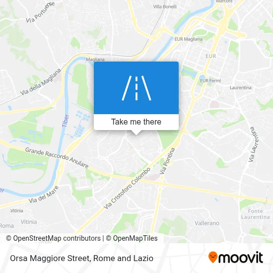 Orsa Maggiore Street map