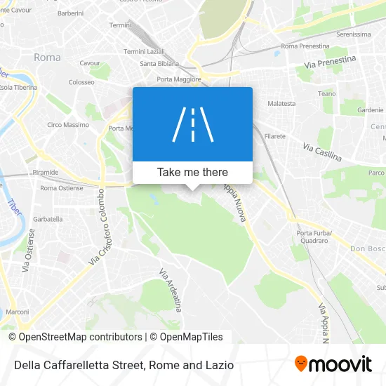 Della Caffarelletta Street map