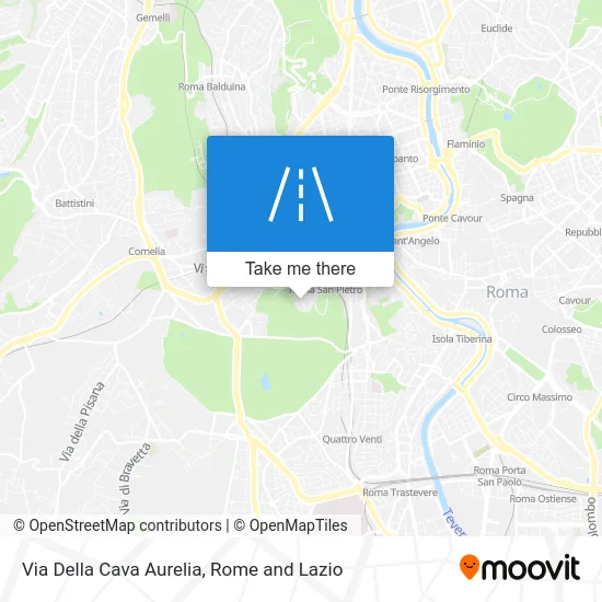 Della Cava Aurelia Street map