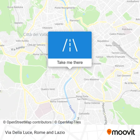 Via Della Luce map