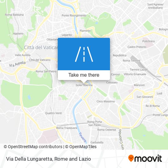Via Della Lungaretta map