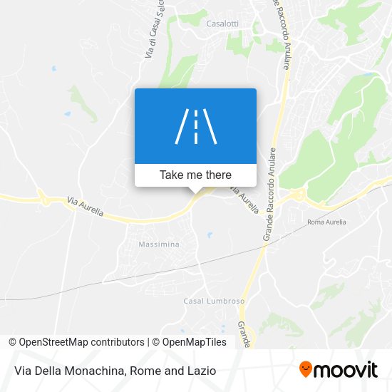 Via Della Monachina map