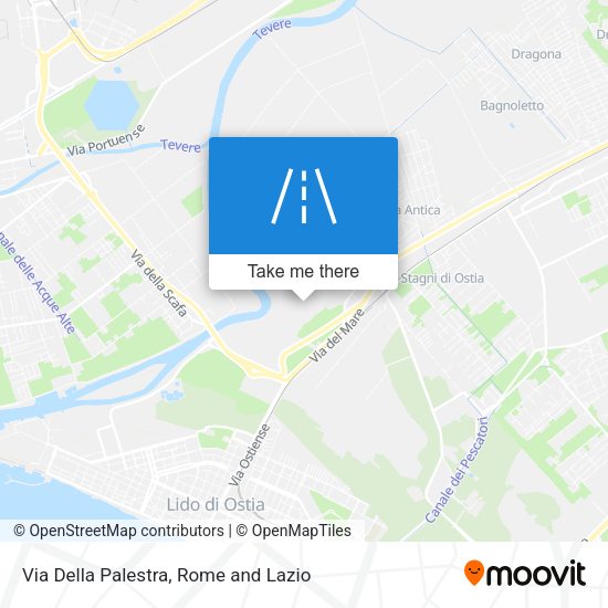 Via Della Palestra map