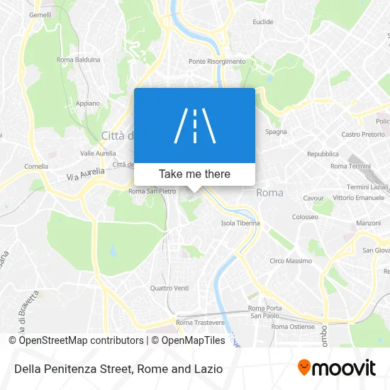 Della Penitenza Street map