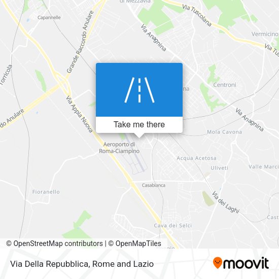Via Della Repubblica map