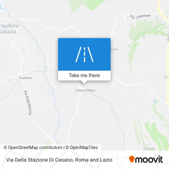 Via Della Stazione Di Cesano map