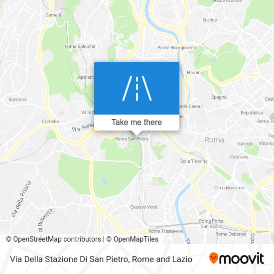 Via Della Stazione Di San Pietro map