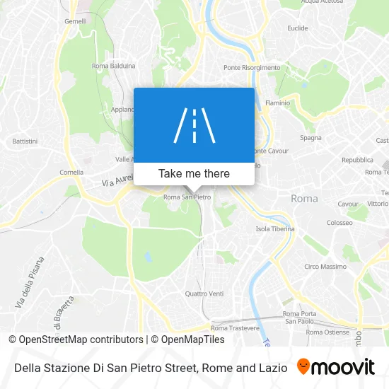 Della Stazione Di San Pietro Street map