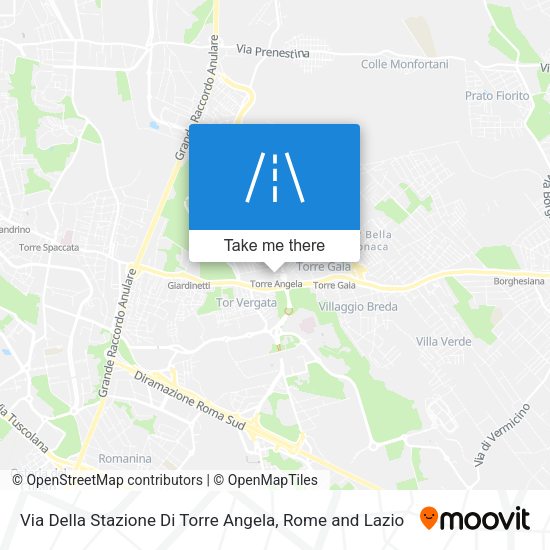 Via Della Stazione Di Torre Angela map