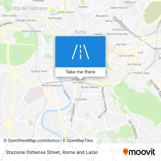 Stazione Ostiense Street map