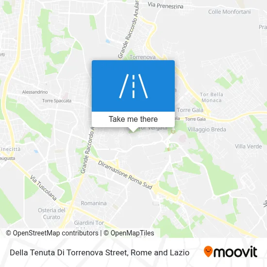 Della Tenuta Di Torrenova Street map